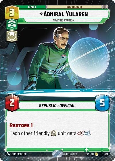 Admiral Yularen Advising Caution (Hyperspace) (Twilight of the Republic) Near Mint