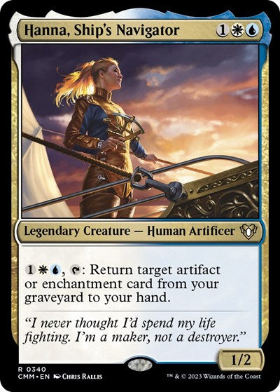 Hanna, Ship's Navigator (Commander Masters) Light Play