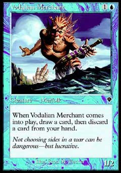 Vodalian Merchant (Invasion) Heavy Play