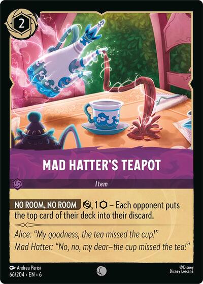 Mad Hatter's Teapot (Azurite Sea) Near Mint