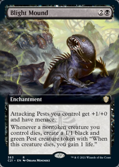 Blight Mound (Extended Art) (Commander 2021 Strixhaven) Near Mint