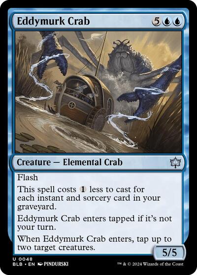 Eddymurk Crab (Bloomburrow) Light Play