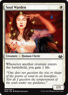 Soul Warden (Modern Masters 2017) Heavy Play Foil