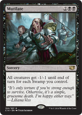 Mutilate (Commander 2014 Edition) Medium Play