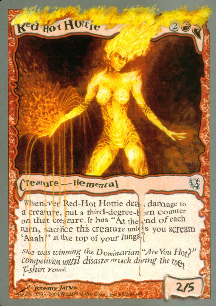 Red-Hot Hottie (Unhinged) Damaged / Poor