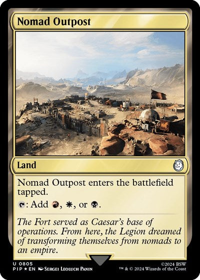 Nomad Outpost (Surge Foil) (Universes Beyond: Fallout) Near Mint Foil