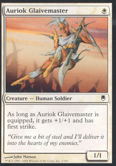 Auriok Glaivemaster (Darksteel) Medium Play