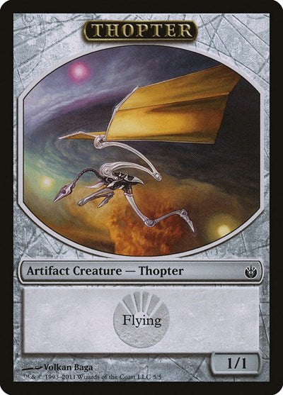 Thopter Token (Mirrodin Besieged) Light Play