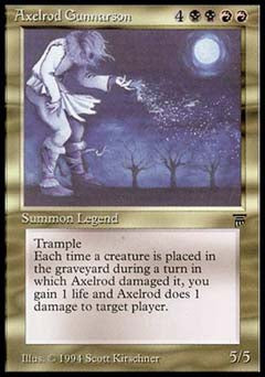 Axelrod Gunnarson (Legends) Light Play
