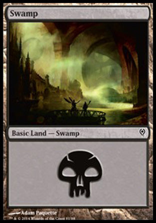 Swamp (81) (Duel Decks: Jace vs Vraska) Light Play