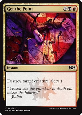 Get the Point (Ravnica Allegiance) Light Play Foil