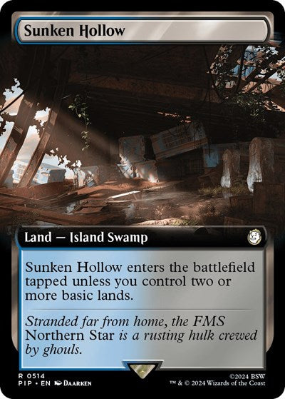 Sunken Hollow (Extended Art) (Universes Beyond: Fallout) Near Mint