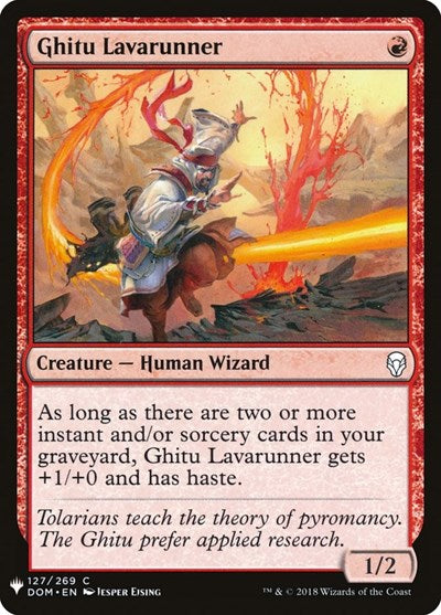 Ghitu Lavarunner (Mystery Booster) Near Mint