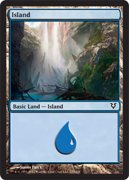 Island (Avacyn Restored) Medium Play Foil