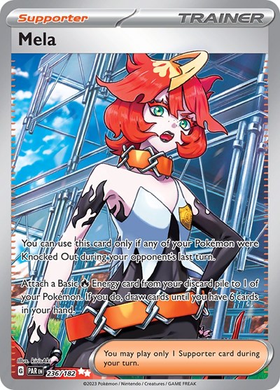 Mela - 236 (Scarlet and Violet: Paradox Rift) Near Mint Holofoil