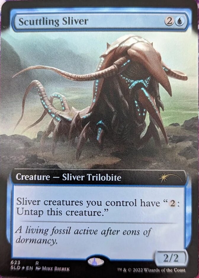 Scuttling Sliver (Extended Art) (Secret Lair) Near Mint Foil