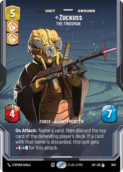 Zuckuss The Findsman (Prestige) (Legends of the Force) Near Mint