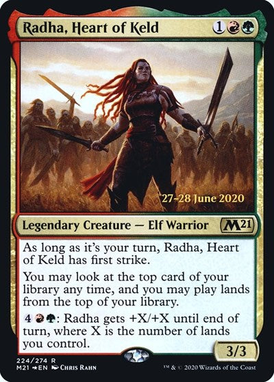 Radha, Heart of Keld (Promos: Prerelease Cards) Near Mint Foil