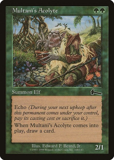 Multani's Acolyte (Urza's Legacy) Medium Play Foil