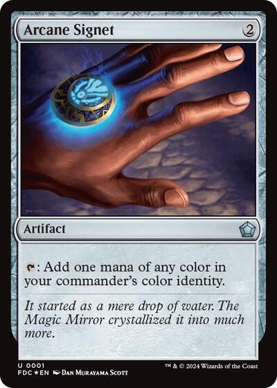 Arcane Signet (Commander: Foundations) Light Play Foil