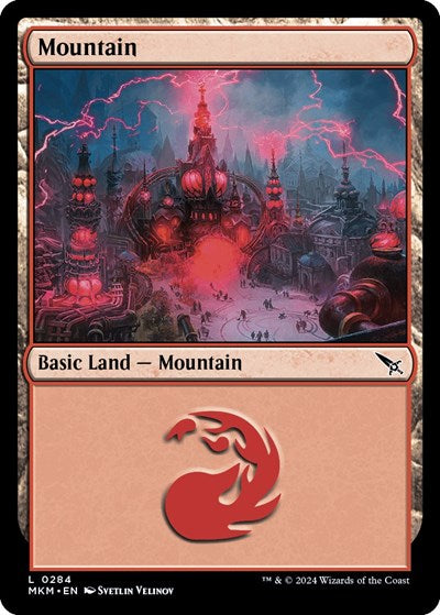 Mountain (0284) (Murders at Karlov Manor) Light Play Foil