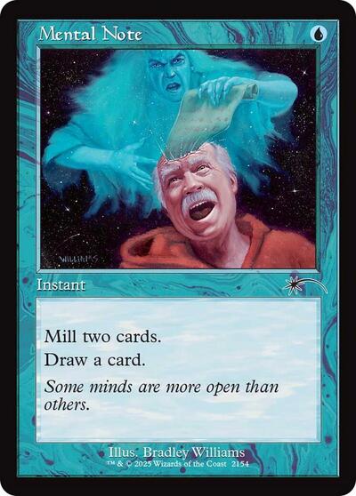 Mental Note (Retro Frame) (Secret Lair) Near Mint