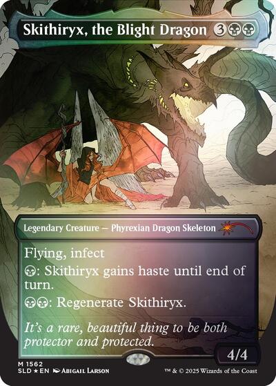 Skithiryx, the Blight Dragon (Rainbow Foil) (Secret Lair) Near Mint Foil