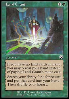 Land Grant (Mercadian Masques) Medium Play