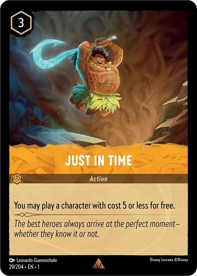 Just in Time (The First Chapter) Near Mint Cold Foil