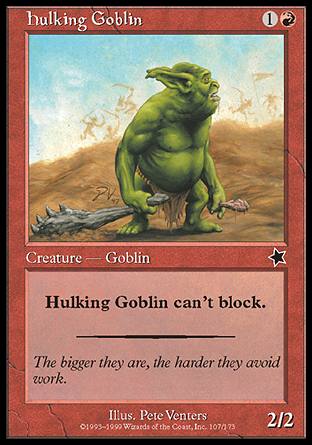 Hulking Goblin (Starter 1999) Medium Play
