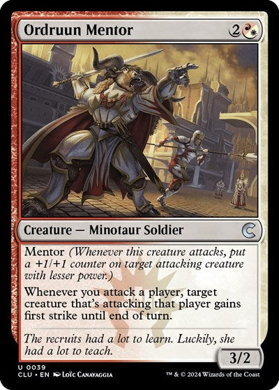 Ordruun Mentor (Ravnica: Clue Edition) Light Play