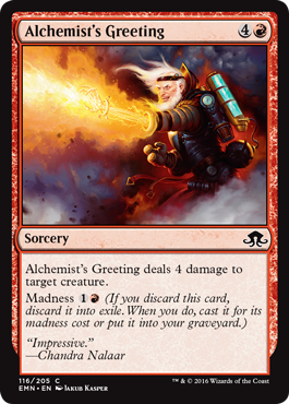 Alchemist's Greeting (Eldritch Moon) Damaged / Poor