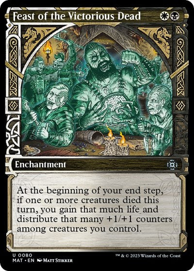Feast of the Victorious Dead (Showcase) (March of the Machine: The Aftermath) Light Play