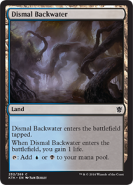 Dismal Backwater (Khans of Tarkir) Light Play Foil