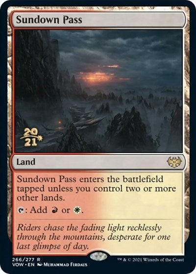 Sundown Pass (Promos: Prerelease Cards) Near Mint Foil