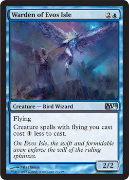 Warden of Evos Isle (Magic 2014 Core Set) Light Play