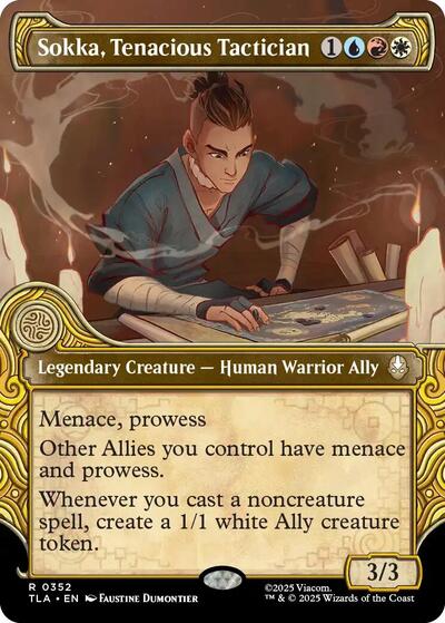 Sokka, Tenacious Tactician (Showcase) (Avatar: The Last Airbender) Near Mint Foil