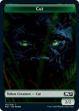Cat (011) Token (Core Set 2021) Light Play