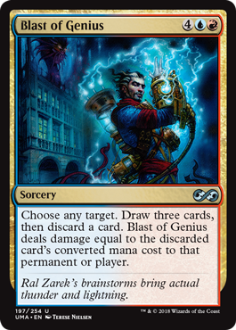 Blast of Genius (Ultimate Masters) Light Play Foil