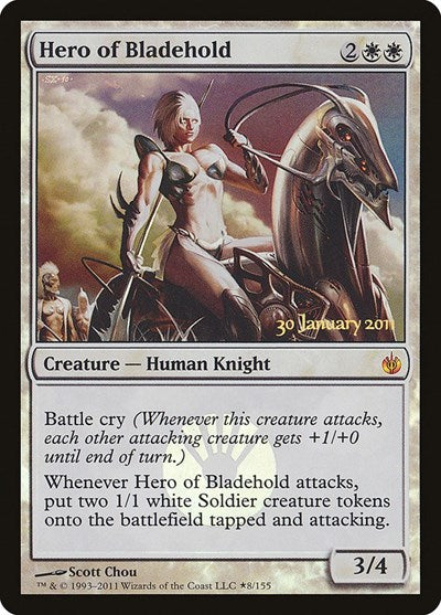 Hero of Bladehold (Promos: Prerelease Cards) Medium Play Foil