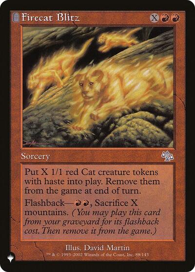 Firecat Blitz (The List) Light Play