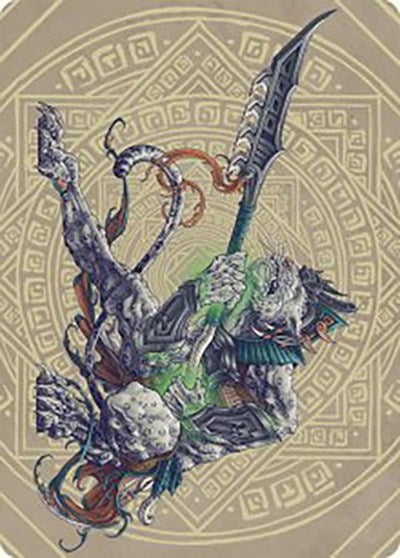 Kutzil, Malamet Exemplar Art Card (Art Series: The Lost Caverns of Ixalan) Near Mint
