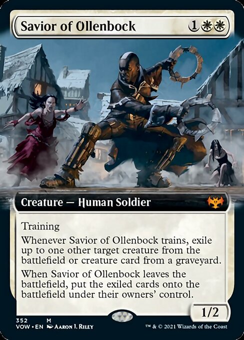 Savior of Ollenbock (Extended Art) (Innistrad: Crimson Vow) Medium Play Foil
