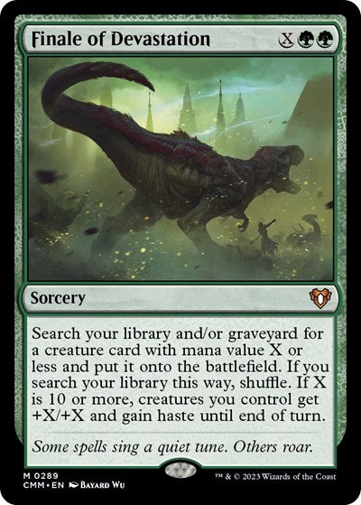 Finale of Devastation (Commander Masters) Light Play Foil