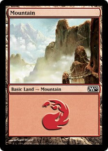 Mountain (245) (Magic 2010 Core Set) Light Play