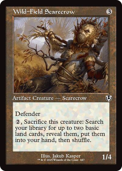 Wild-Field Scarecrow (Retro Frame) (Innistrad Remastered) Near Mint Foil