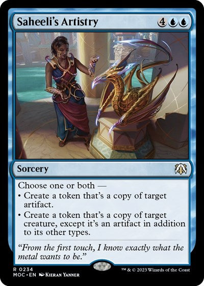 Saheeli's Artistry (Commander: March of the Machine) Near Mint