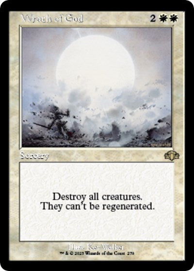 Wrath of God (Retro Frame) (Dominaria Remastered) Near Mint