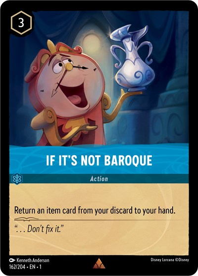 If It's Not Baroque (The First Chapter) Near Mint Cold Foil