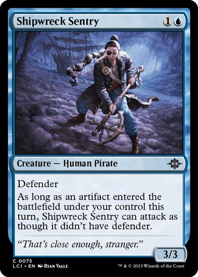 Shipwreck Sentry (The Lost Caverns of Ixalan) Near Mint Foil
